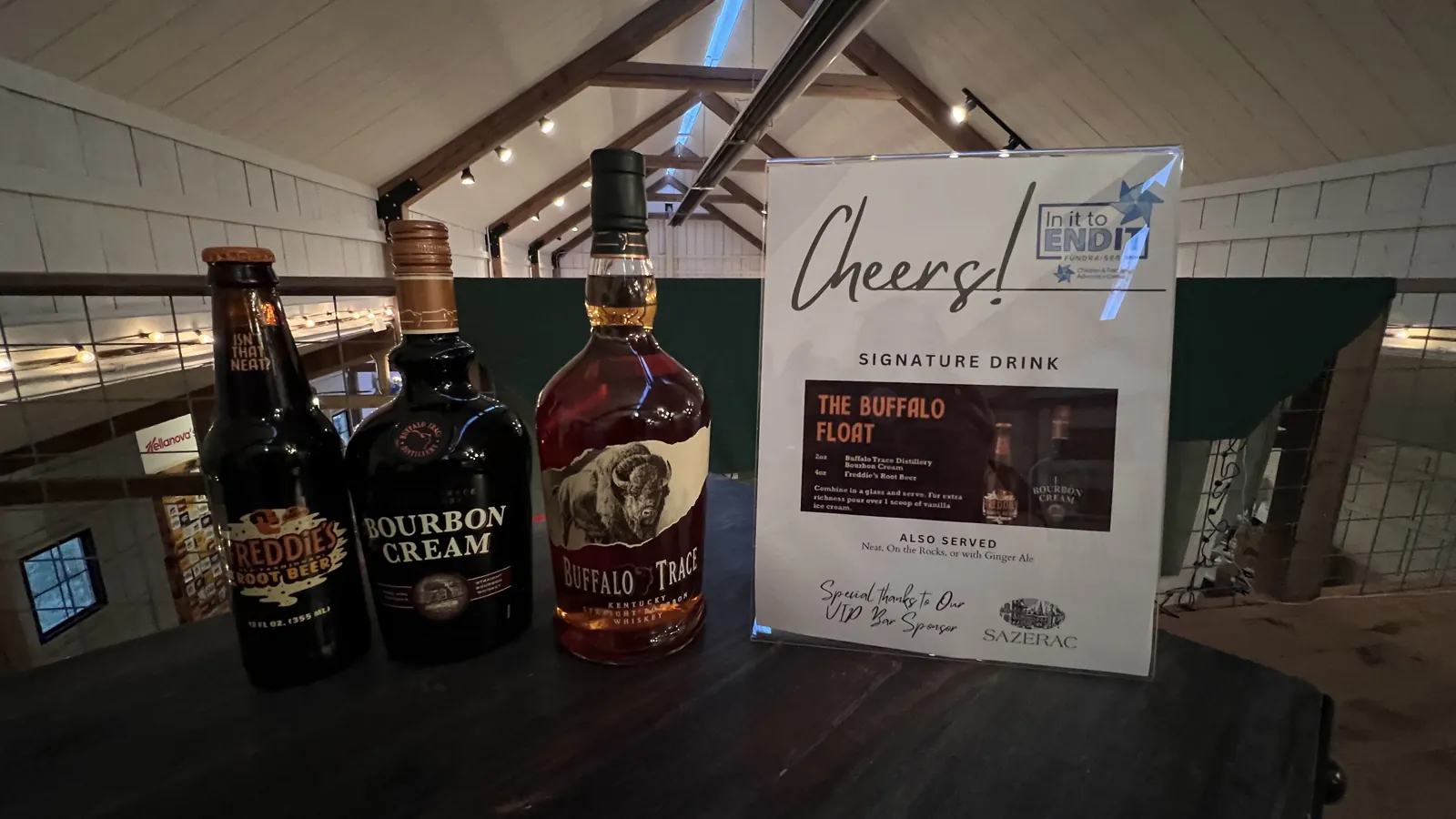 Bar setup ready for guests