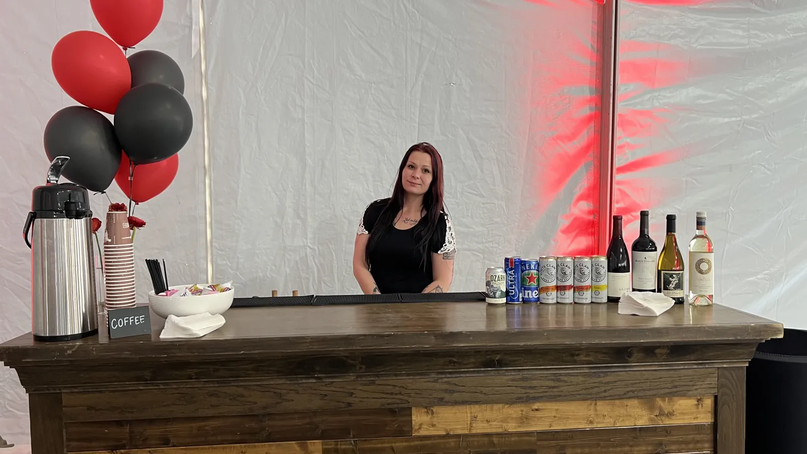Event bar by The Designated Bartender